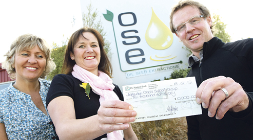 OSE celebrate 10th birthday with a donation to a  worthy cause 